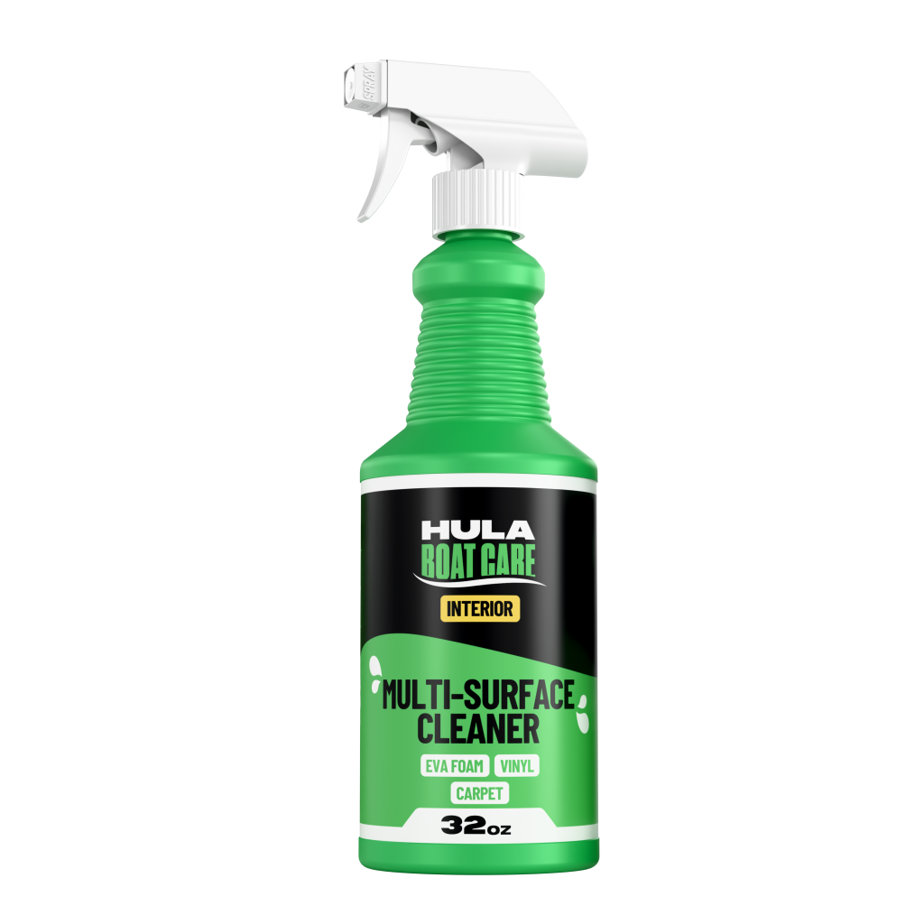 Hula Boat Care interior multi-surface cleaner spray for boat EVA foam, vinyl, and carpet — 32oz